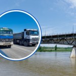 Próba mostu nad Wisłą. Ciężarówki o masie 306 ton wjechały jednocześnie