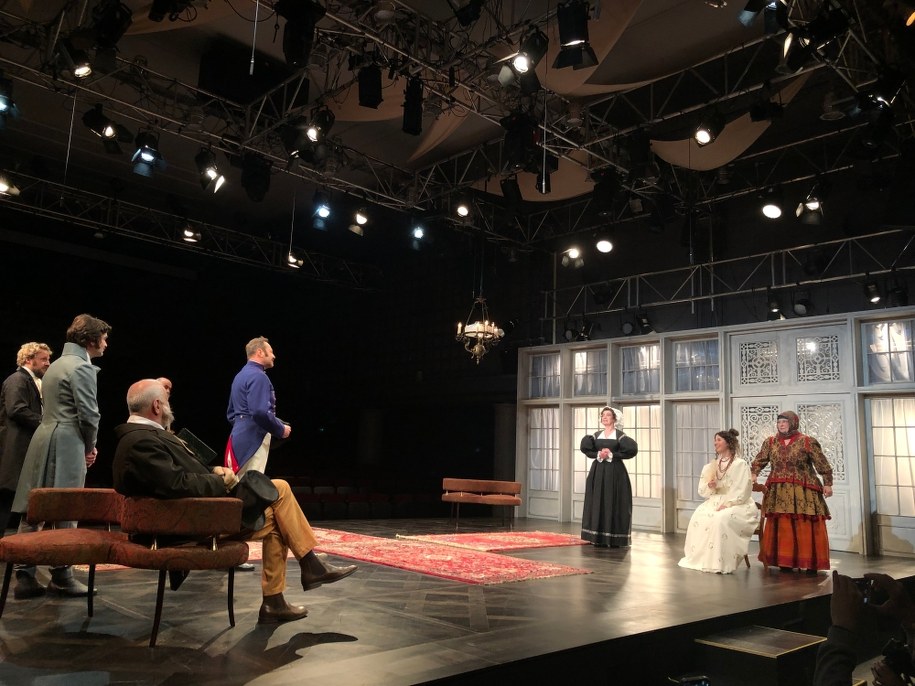 Próba "Ożenku" w reżyserii Janusza Gajosa /Katarzyna Sobiechowska- Szuchta /RMF FM