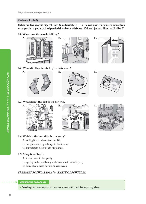Próbny egzamin ósmoklasisty z jęz. angielskiego /Dziennik Gazeta Prawna /RMF FM