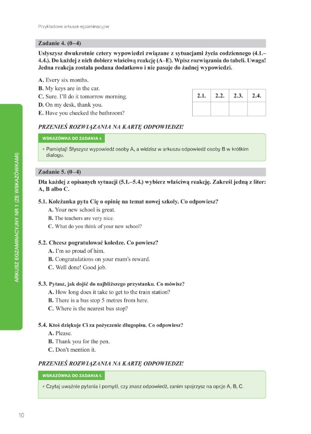 Próbny egzamin ósmoklasisty z jęz. angielskiego /Dziennik Gazeta Prawna /RMF FM