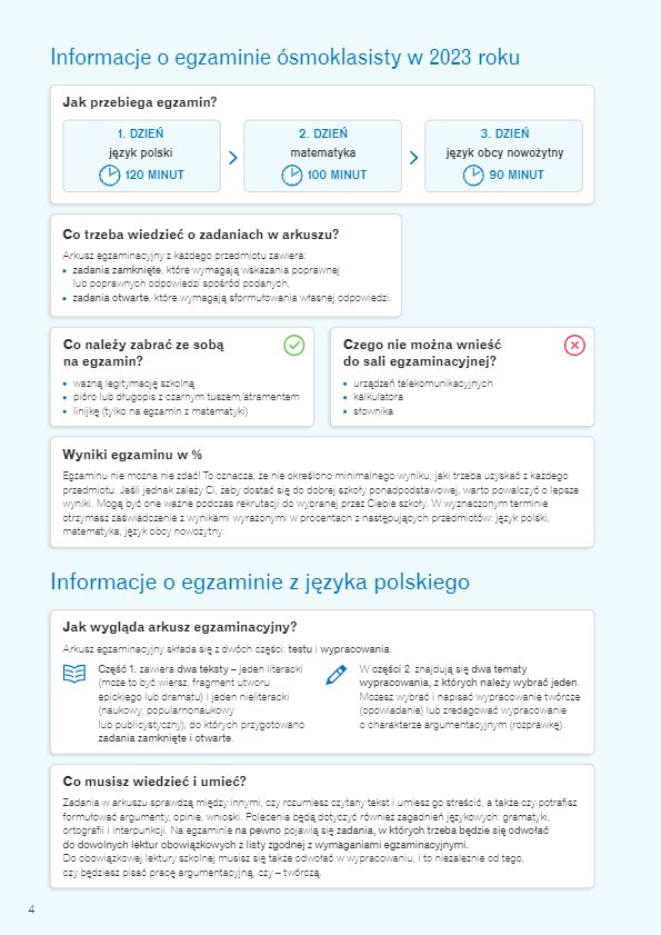 Próbny egzamin ósmoklasisty z języka polskiego /Dziennik Gazeta Prawna /RMF FM