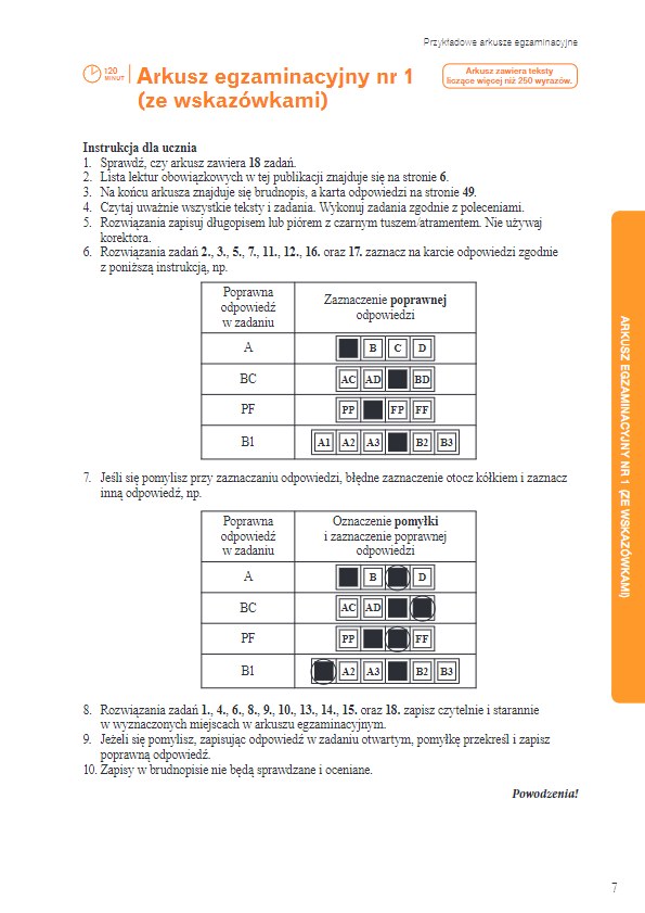 Próbny egzamin ósmoklasisty z języka polskiego /Dziennik Gazeta Prawna /RMF FM