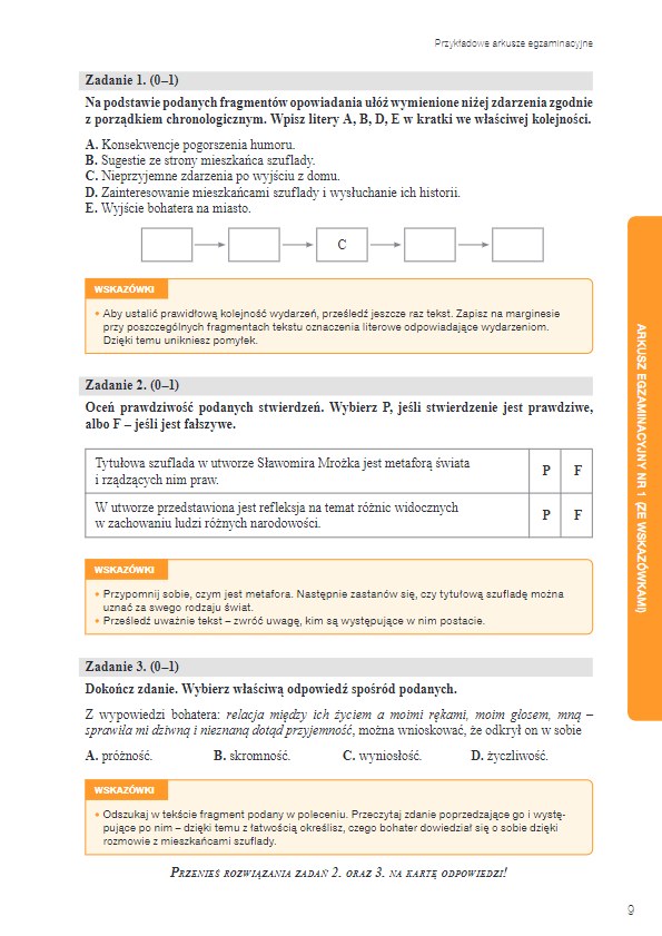 Próbny egzamin ósmoklasisty z języka polskiego /Dziennik Gazeta Prawna /RMF FM
