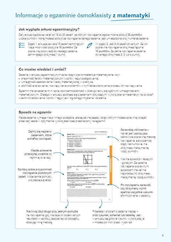 Próbny egzamin ósmoklasisty z matematyki /Dziennik Gazeta Prawna /RMF FM