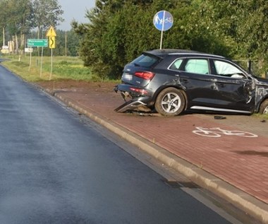 Próbował ominąć dziki. Pomoc wezwał system eCall!