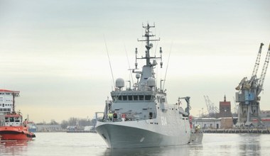Próby morskie "Jaskółki". Niszczyciel min wyszedł na Bałtyk