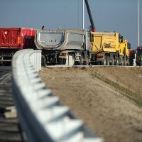 Próby obciążeniowe na moście Północnym w Warszawie