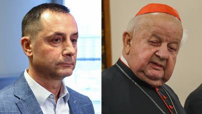 Proces Janusza Szymika o 20 mln zł: Kardynał Dziwisz nie przyszedł do sądu, miał powód
