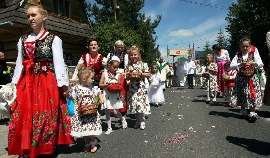 Procesja Bożego Ciała w Chochołowie /Grzegorz Momot /PAP