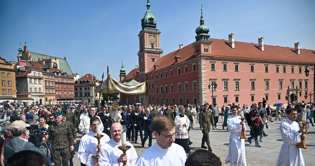 Procesja Bożego Ciała w Warszawie