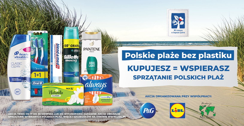 ​Procter & Gamble i Lidl Polska razem na rzecz czystych bałtyckich plaż /INTERIA.PL/materiały prasowe