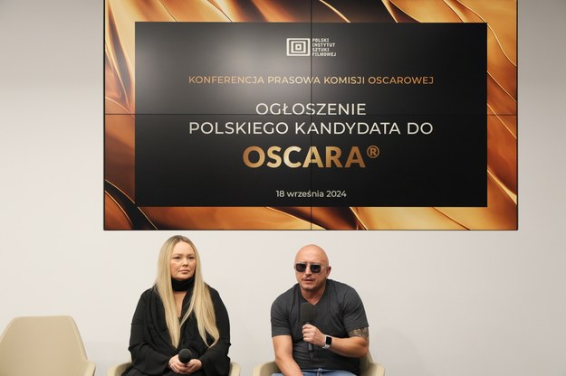 Producenci filmu "Pod wulkanem" Agnieszka Jastrzębska (L) i Mikołaj Lizut (P) /Paweł Supernak /PAP