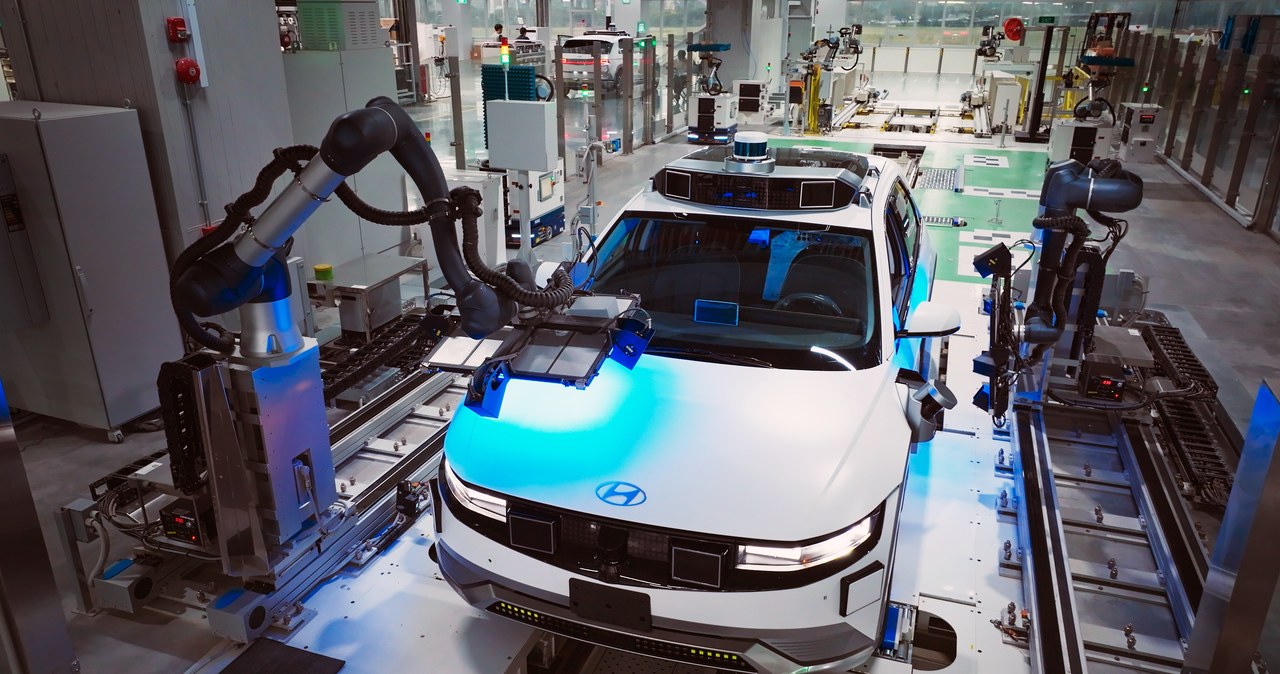 Produkcja Ioniq 5 w zakładzie Hyundaia w Singapurze /materiały prasowe