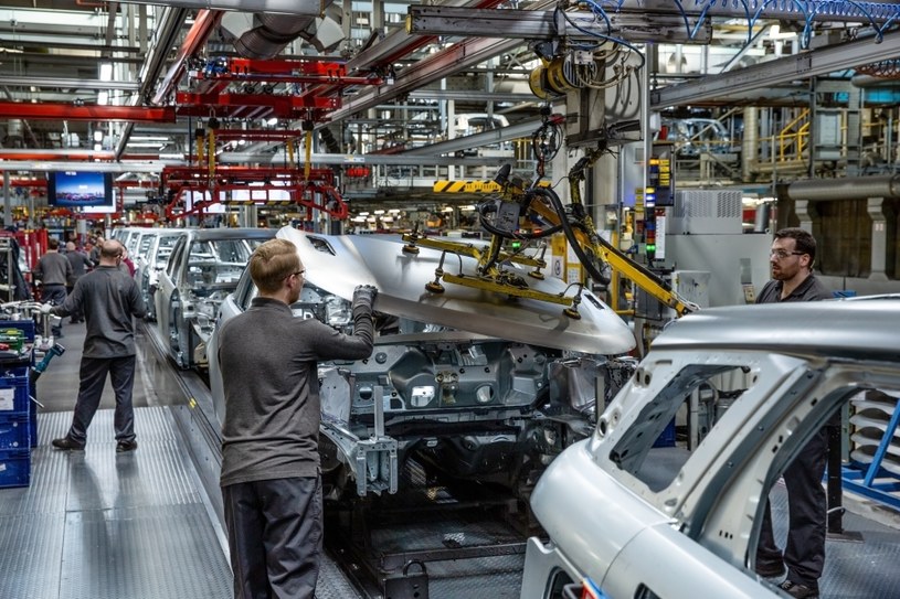 Produkcja nowego Range Rovera Evoque w brytyjskim Halewood. Czy ten zakład utrzyma się po brexicie? /Informacja prasowa