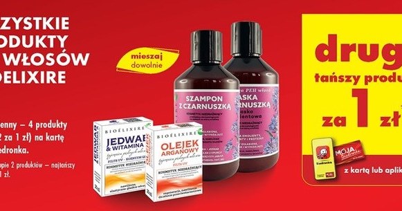 Produkty do włosów Bioelixire za złotówkę /Biedronka /INTERIA.PL