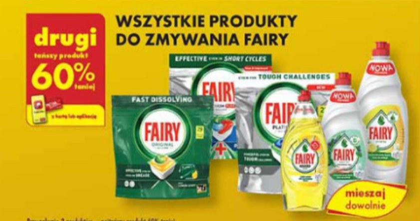 Produkty do zmywania Fairy w Biedronce /Biedronka /INTERIA.PL