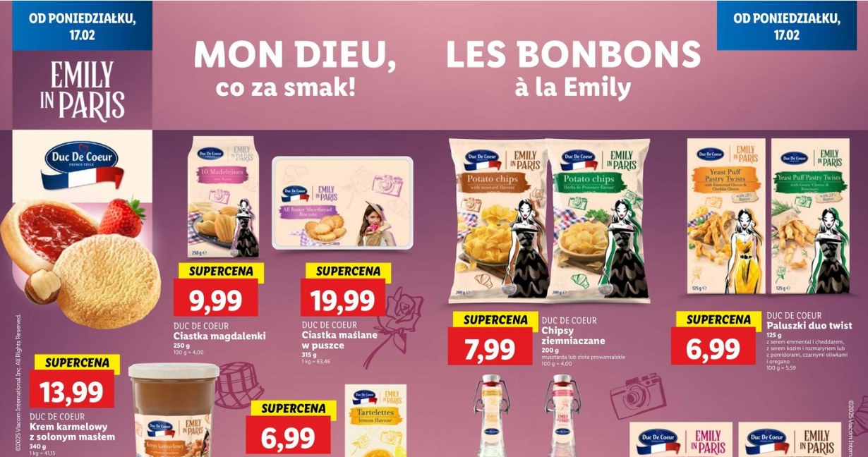 Produkty inspirowane Emily w Paryżu w Lidlu! /Lidl /INTERIA.PL