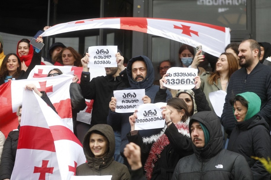 Proeuropejska demostracja w Tbilisi /AA/ABACA/Abaca /East News