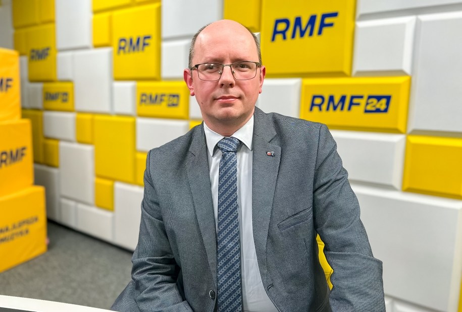 Prof. Błażej Kmieciak w studiu RMF FM /RMF FM