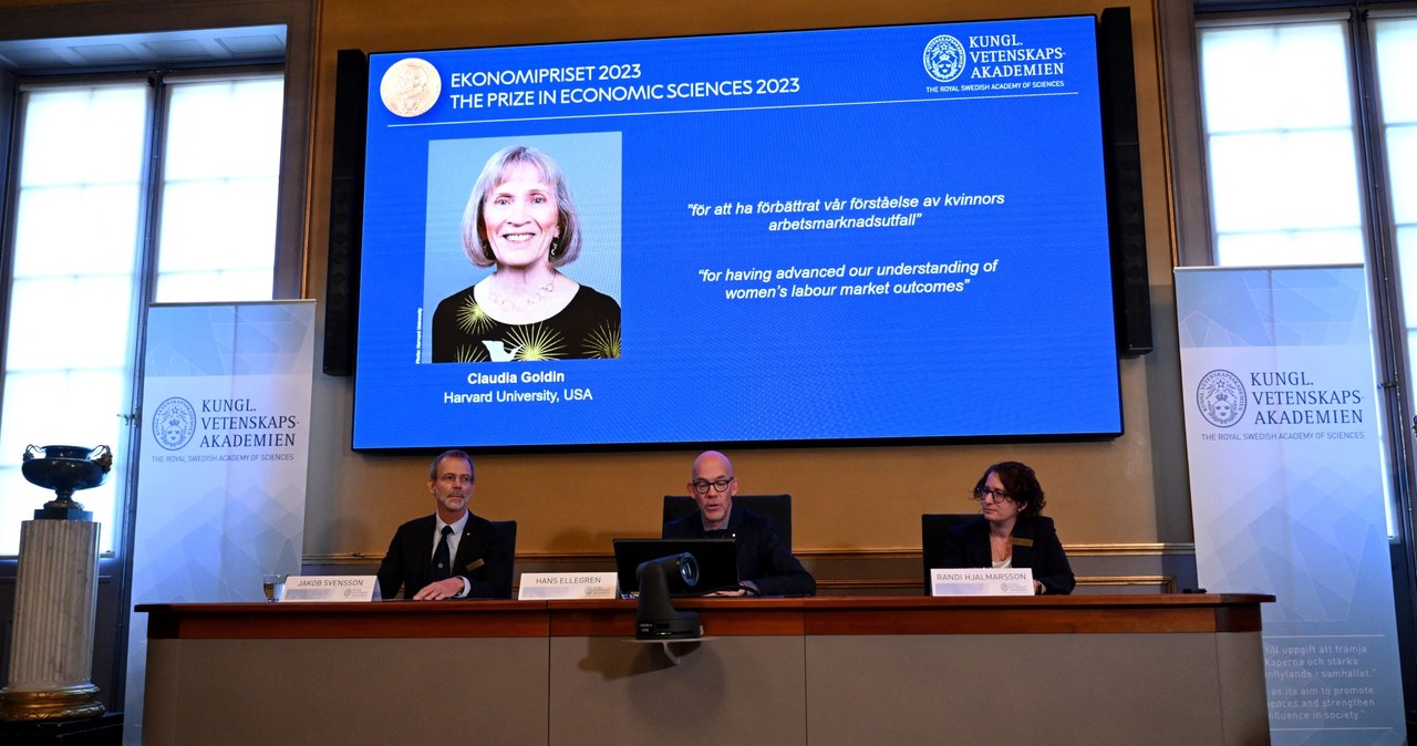 Prof. Claudia Goldin została laureatką tegorocznej Nagrody Banku Szwecji im. Alfreda Nobla /JONATHAN NACKSTRAND /AFP