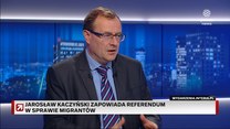 Prof. Dudek w "Gościu Wydarzeń": Jeśli Donald Tusk poprze przymusową relokację, jego formacja straci 