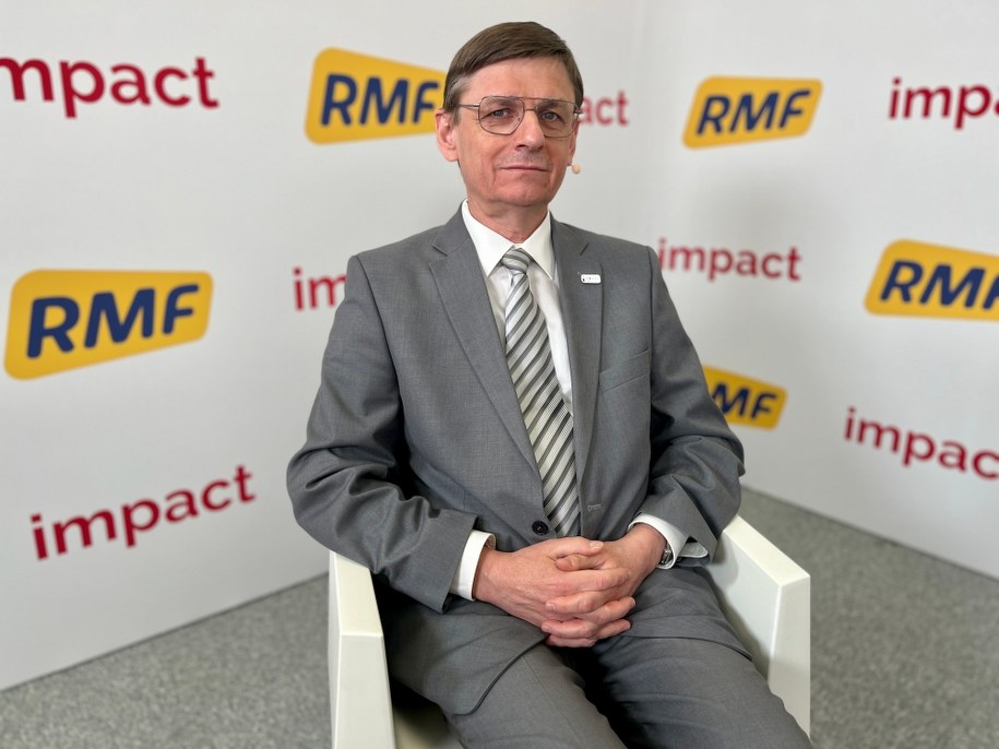 Prof. Grzegorz Wrochna, prezes Polskiej Agencji Kosmicznej /Michał Dukaczewski /RMF FM