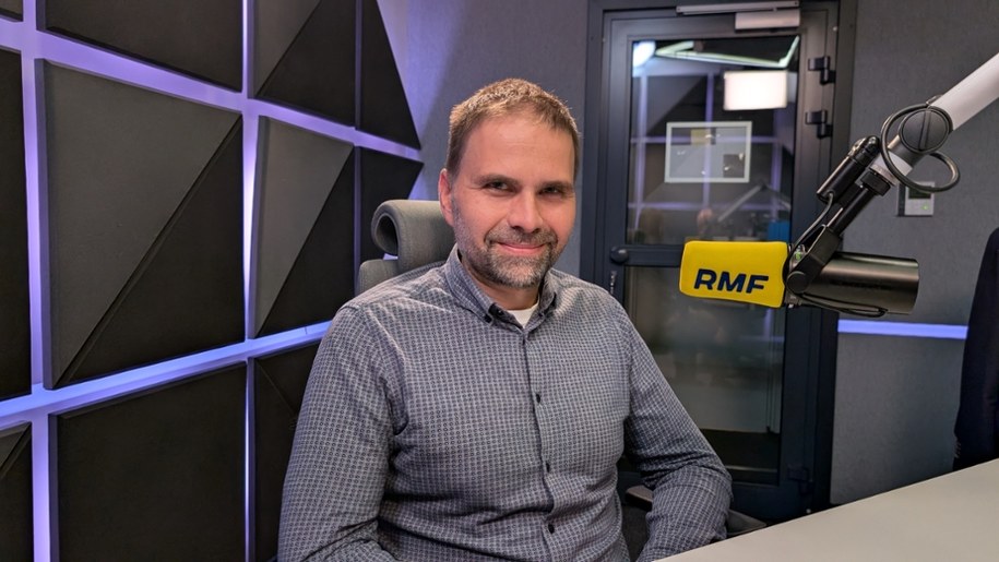 Prof. Krzysztof Pyrć. Prezes Fundacji na rzecz Nauki Polskiej /Fot. Grzegorz Jasiński /RMF FM