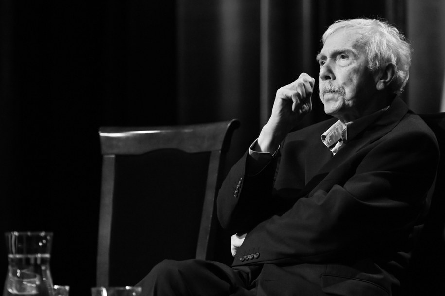 Prof. Leszek Mądzik na uroczystości wręczenia mu Aktu Nadania Honorowego Obywatelstwa Miasta Lublin, 16 stycznia 2025 /Wojtek Jargiło /PAP