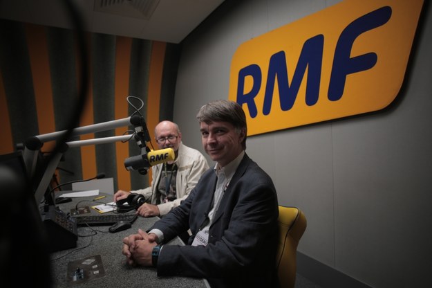 Prof. Stanislav Smirnov w studiu RMF FM /Paweł Olszowik /RMF FM