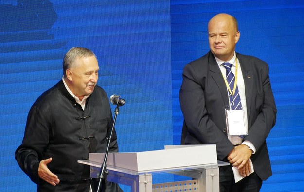 Prof. Wacław Marzantowicz (po lewej) i prof. Zbigniew Błocki /Grzegorz Jasiński /RMF FM