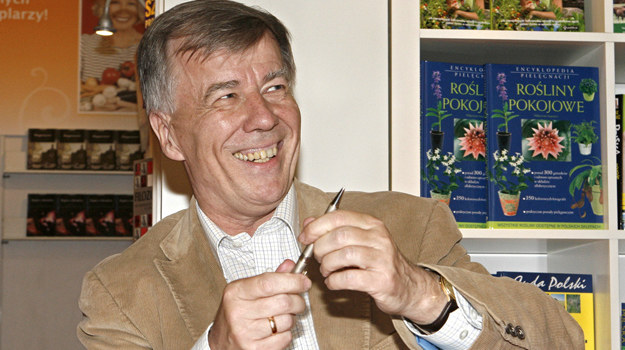 Profesor Miodek w TVP 1 Profesor Jan Miodek / /AKPA