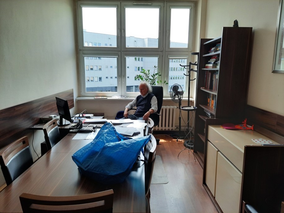 Profesor Janusz Majcherek /Marek Wiosło /RMF FM