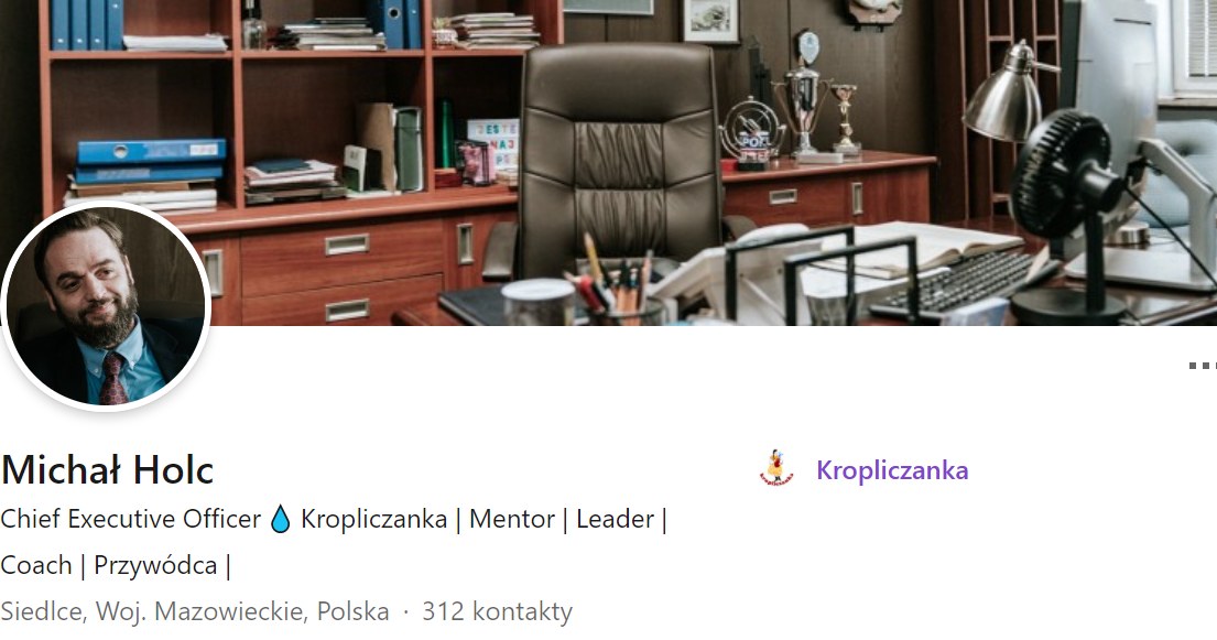 Profil Michała Holca w serwisie LinkedIn /LinkedIn /materiały promocyjne