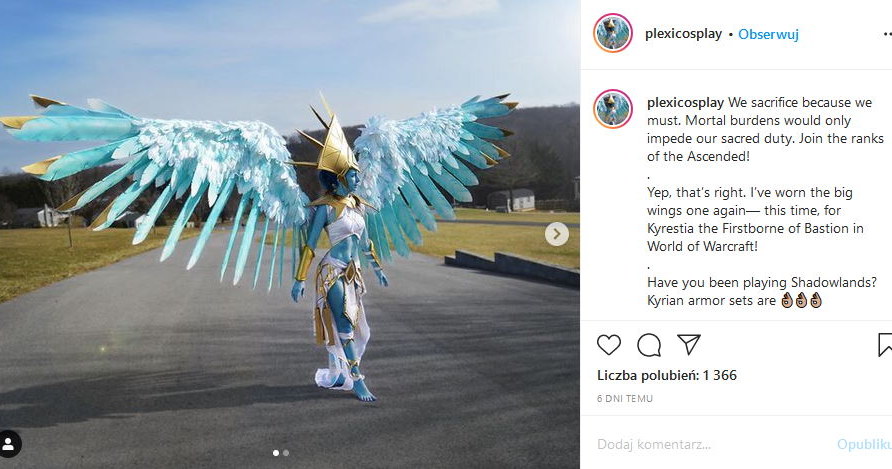 Profil Plexi Cosplay w serwisie Instagram /materiały prasowe