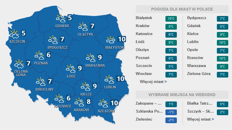 Prognoza Pogoda Nie Rozpieszcza Sporo Deszczu I Zachmurzenia Pogoda W Interia Pl