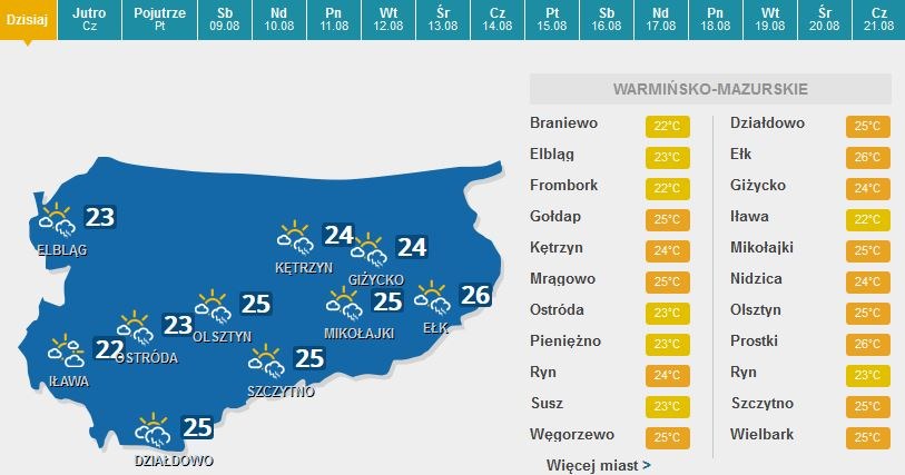 Prognoza Pogody Na Najbliższe Dni - Pogoda W INTERIA.PL