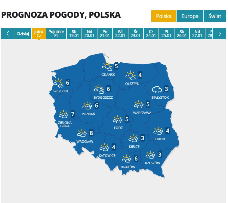 Deszczowo Niemal W Calej Polsce Najnowsza Prognoza Pogody Pogoda W Interia Pl