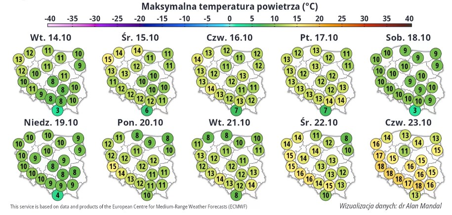 Prognoza pogody na najbliższe dni /IMGW /Materiały prasowe