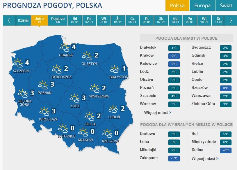 Podaj Trzy Przykłady Zastosowania Prognozy Pogody W Gospodarce Prognozy pogody na sylwestra i początek stycznia - Pogoda w INTERIA.PL