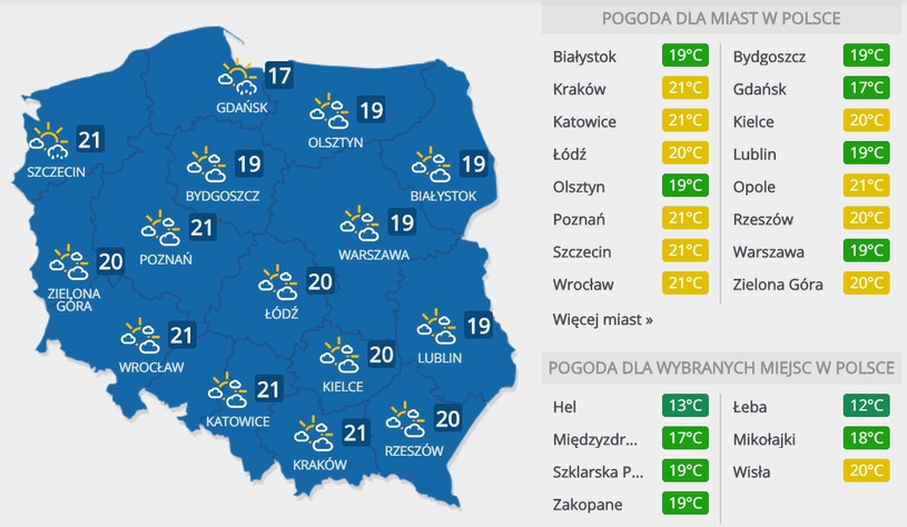 Czeka Nas Cieply Ale Deszczowy Weekend Prognoza Pogody Pogoda W Interia Pl