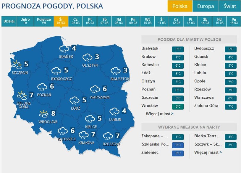 Jaka Pogode Przyniesie Marzec Prognozy Na Poczatek Miesiaca Pogoda W Interia Pl