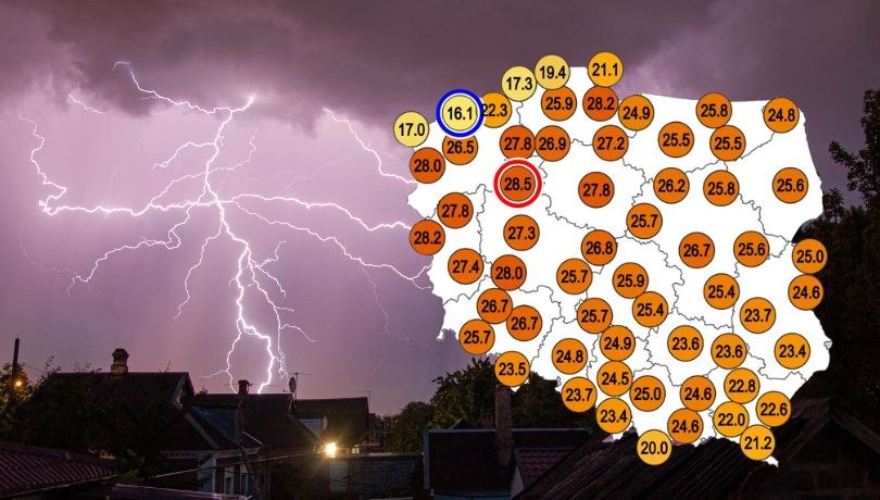 Prognoza pogody po majówce: Burze, przelotne opady i ochłodzenie w całej Polsce /IMGW /Shutterstock