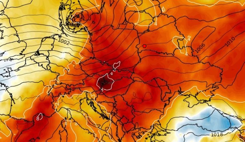 Prognoza pogody. Wiosna w Polsce /wxcharst.com /