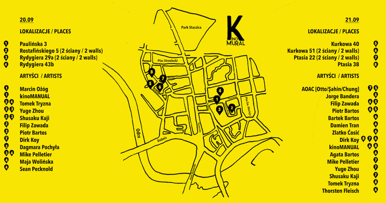 Program projektu Kinomural 2019 /materiały prasowe