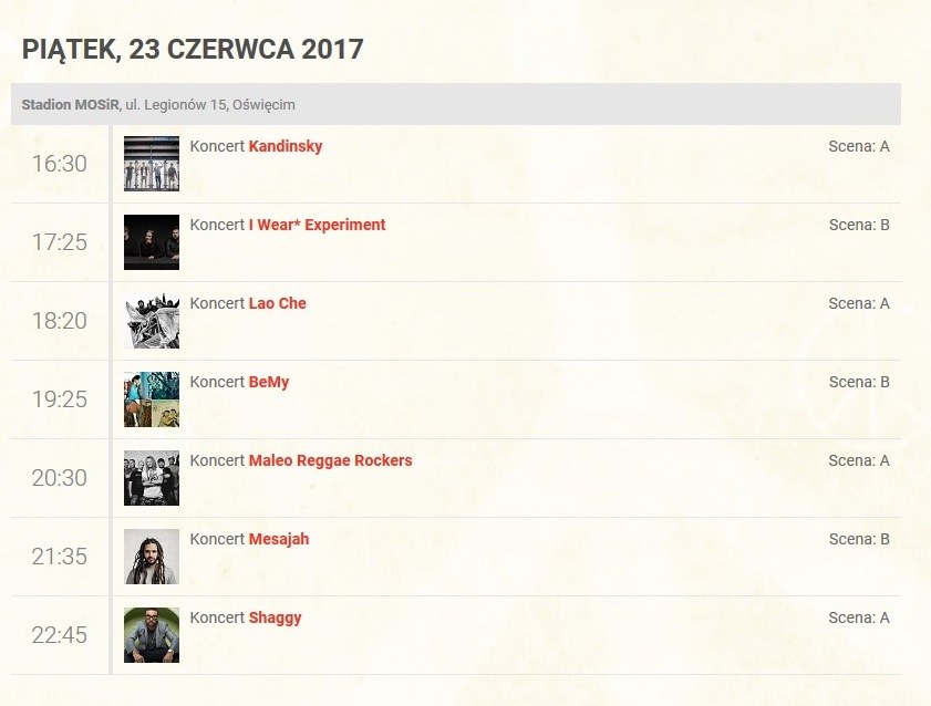 Program tegorocznej edycji LFO /lifefestival.pl /