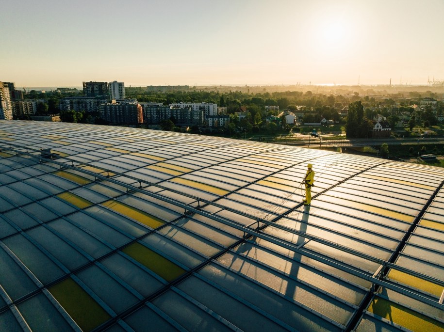 Projekt czyszczenia „Bursztynowej Areny” /Werbrand /