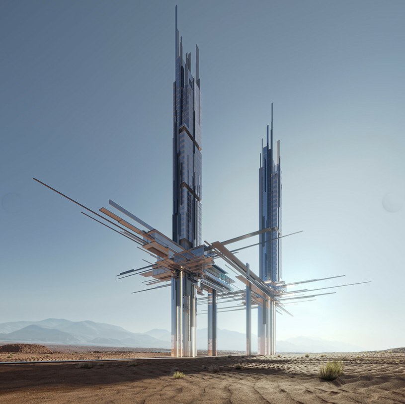 Projekt futurystycznych hoteli w Arabii Saudyjskiej /Neom/Ferrari Press/East News /East News