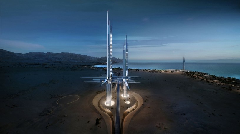 Projekt futurystycznych hoteli w Arabii Saudyjskiej /Neom/Ferrari Press/East News /East News