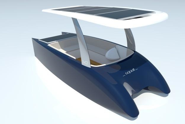 Projekt łódki zasilanej energią słoneczną /materiały prasowe