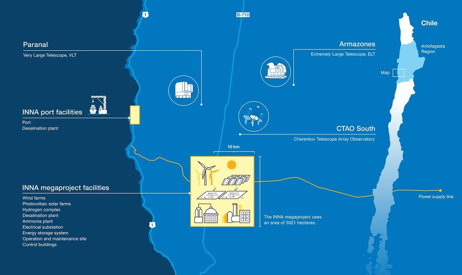 Projekt megafabryki INNA /ESO /Materiały prasowe